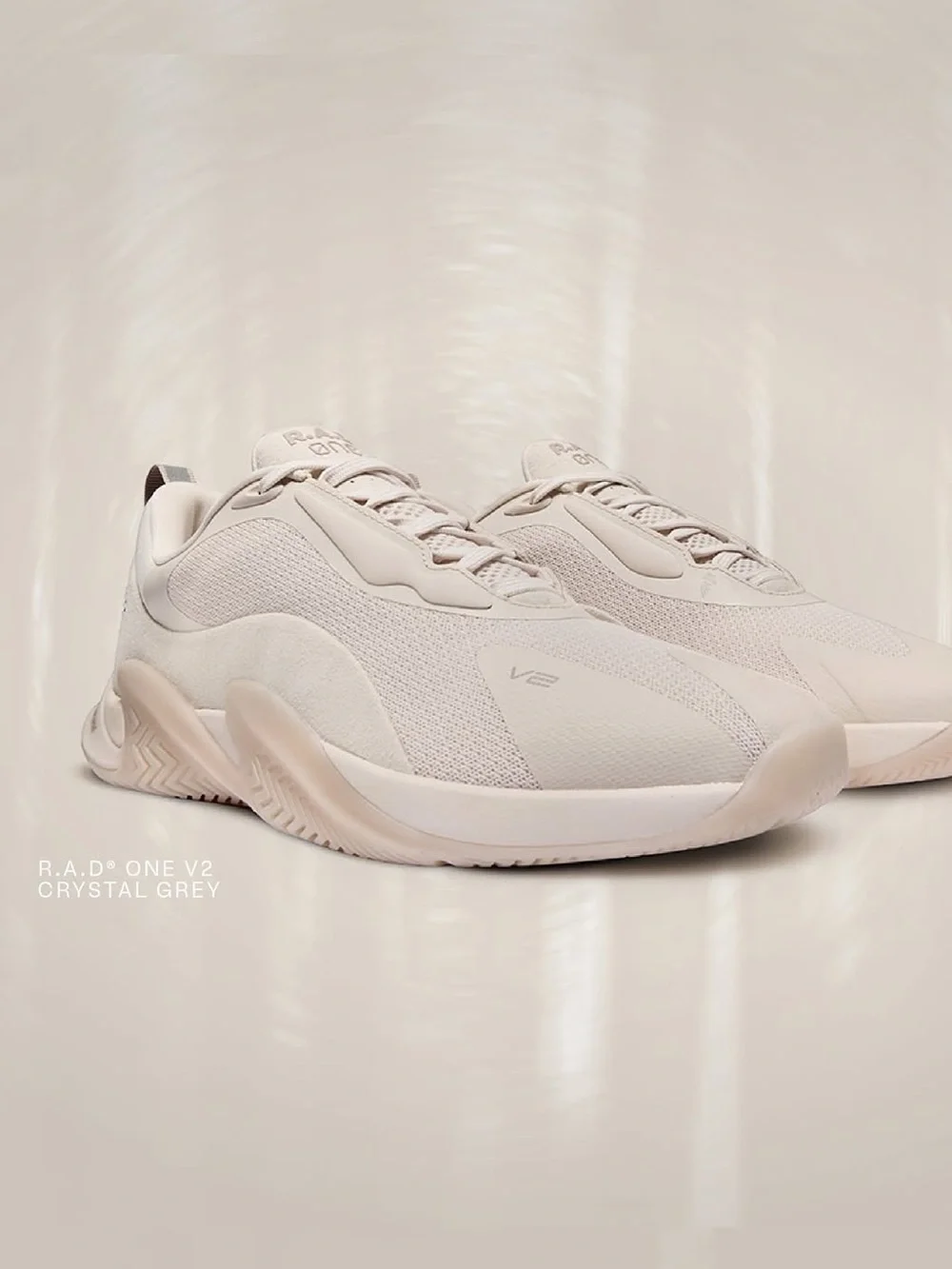 R.A.D. One V2 Crystal Gray Sneakers 6/7.5